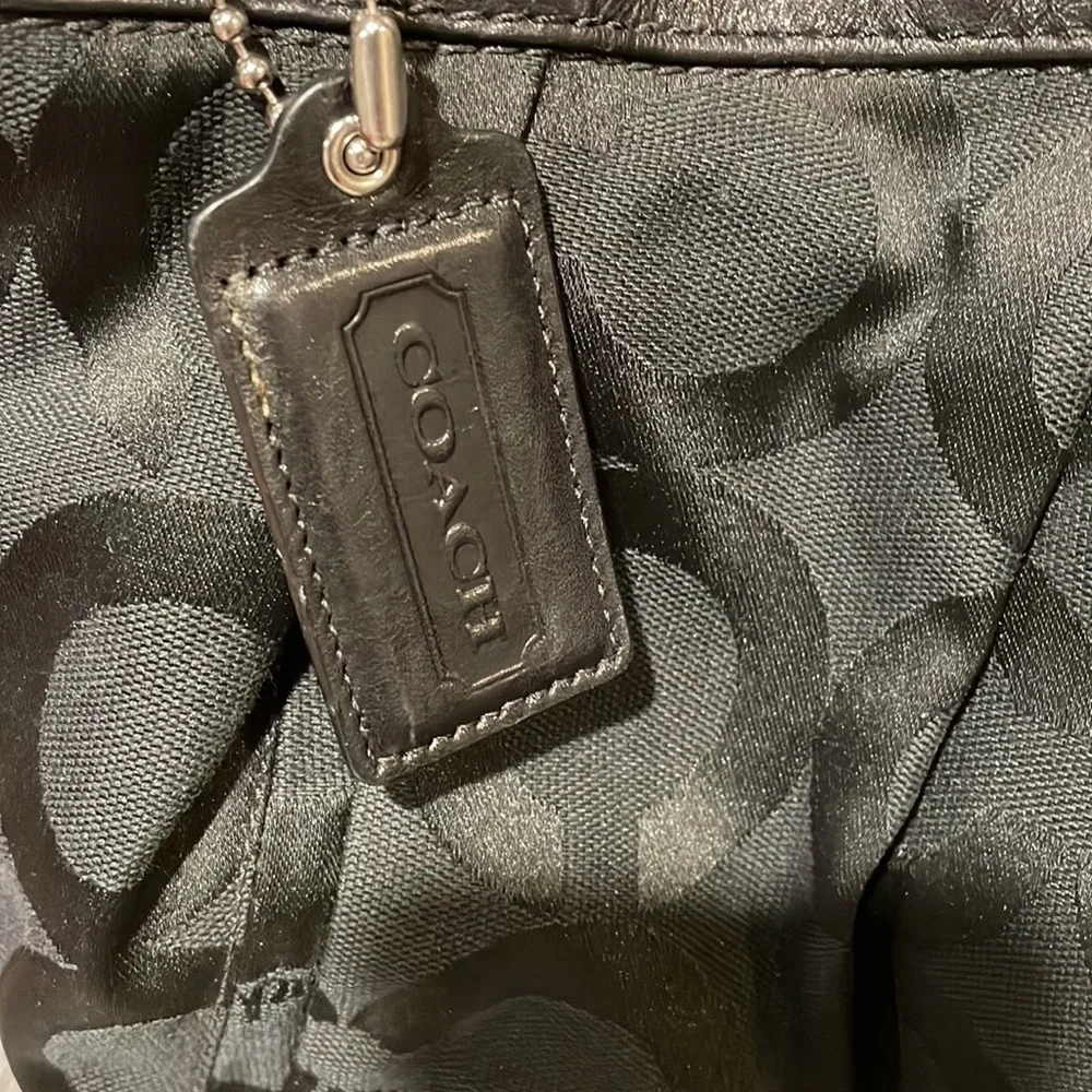 Coach All Black  Shoulder Bag Gothic Look!